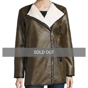 Goldie London Snug Vintage Faux-Shearling Coat